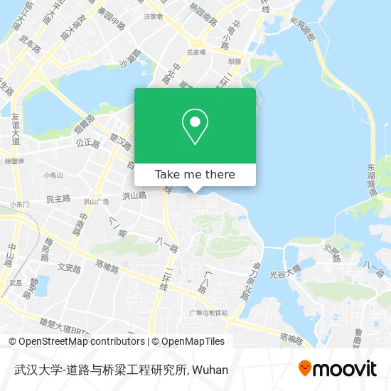武汉大学-道路与桥梁工程研究所 map
