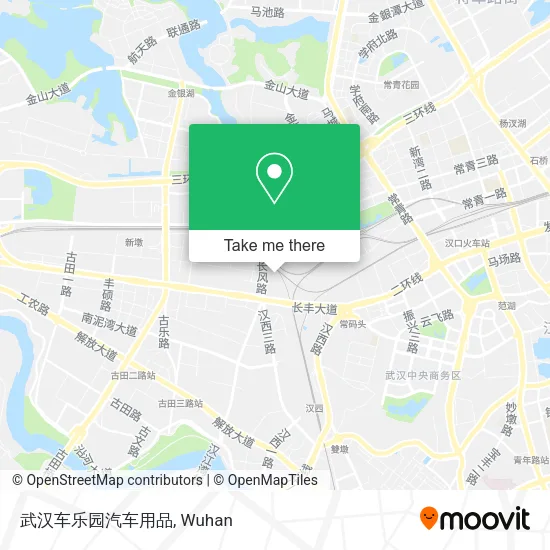 武汉车乐园汽车用品 map
