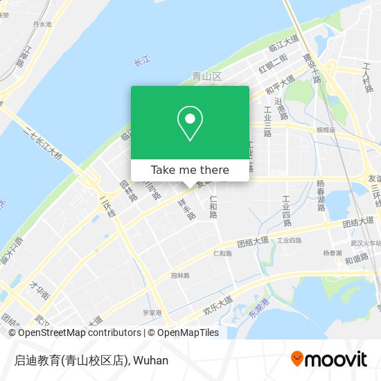 启迪教育(青山校区店) map