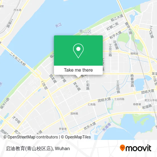 启迪教育(青山校区店) map