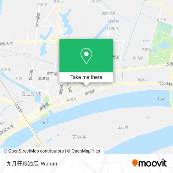 九月开粮油店 map