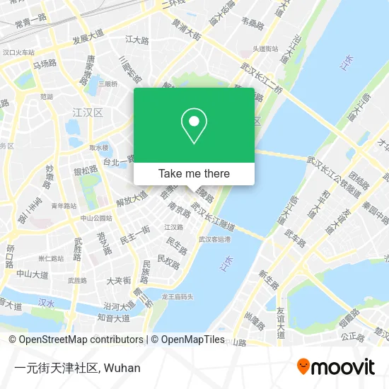 一元街天津社区 map