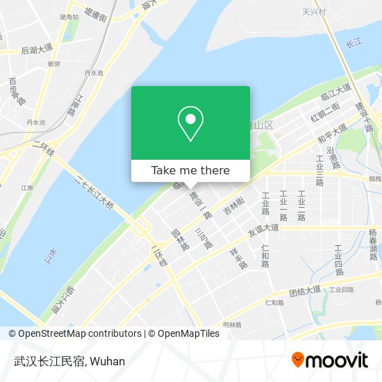 武汉长江民宿 map