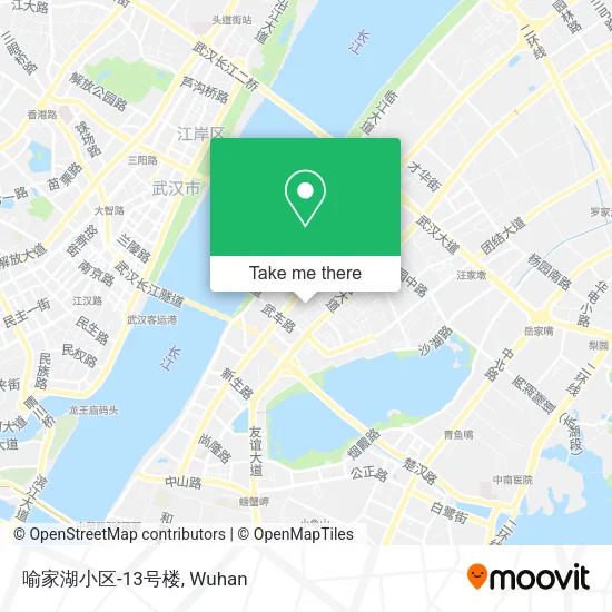 喻家湖小区-13号楼 map