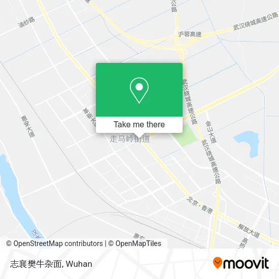 志襄樊牛杂面 map