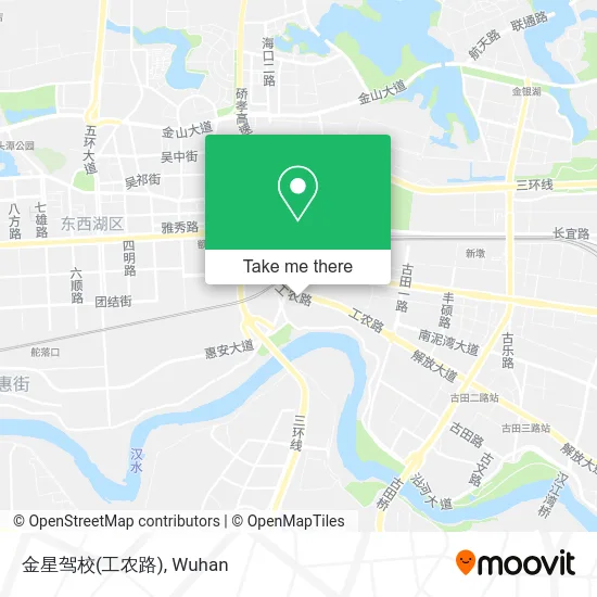 金星驾校(工农路) map