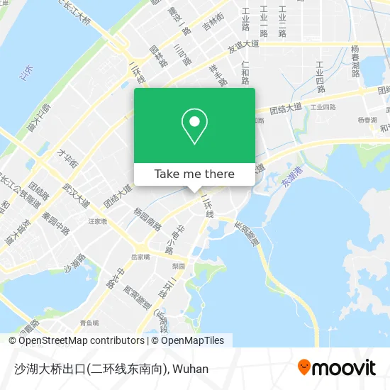 沙湖大桥出口(二环线东南向) map