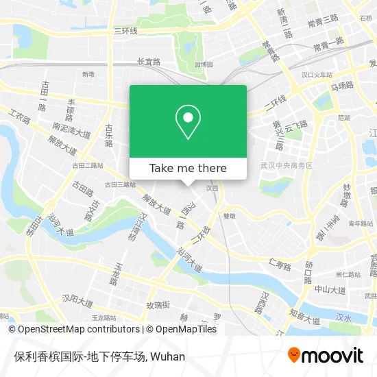 保利香槟国际-地下停车场 map