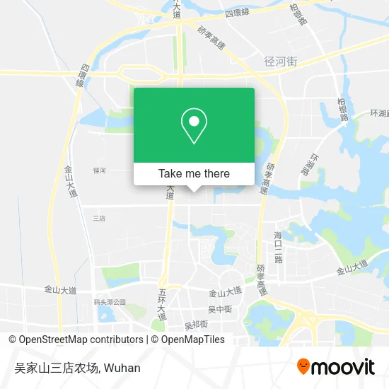 吴家山三店农场 map