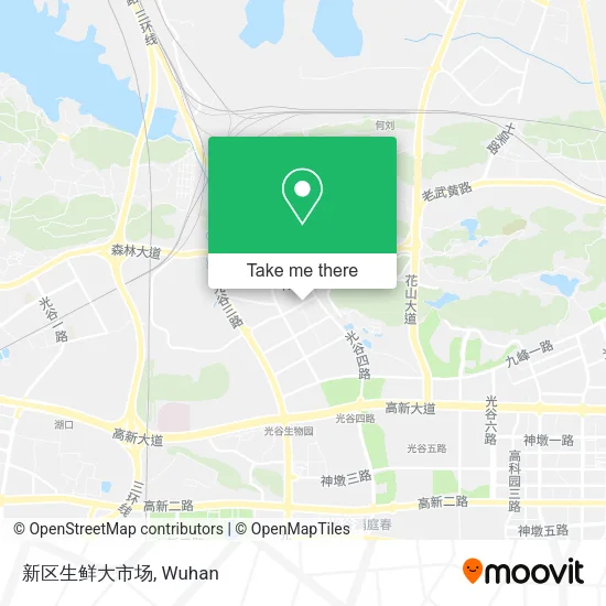 新区生鲜大市场 map