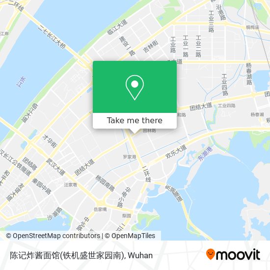 陈记炸酱面馆(铁机盛世家园南) map