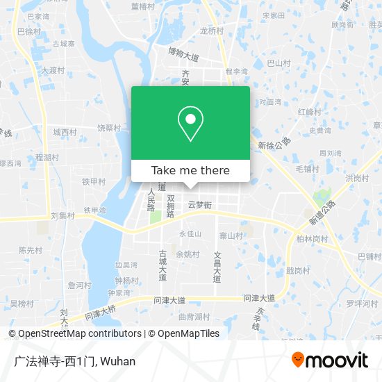广法禅寺-西1门 map