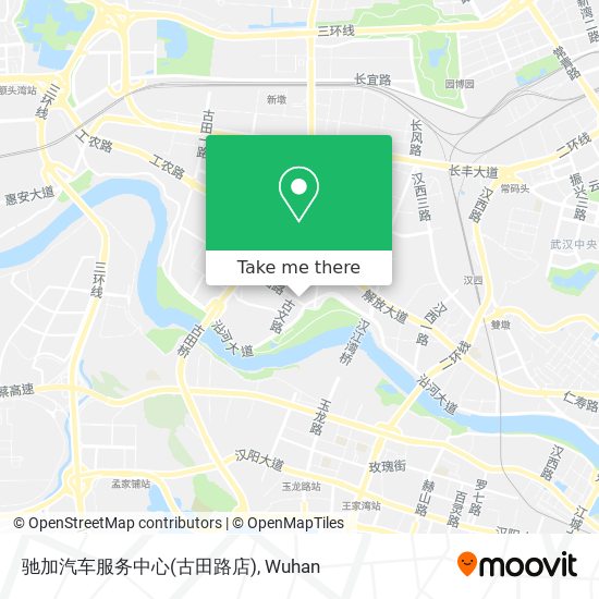 驰加汽车服务中心(古田路店) map