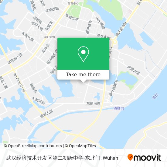 武汉经济技术开发区第二初级中学-东北门 map