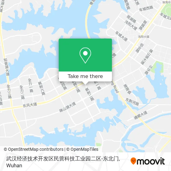 武汉经济技术开发区民营科技工业园二区-东北门 map