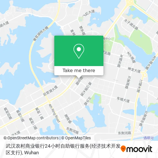 武汉农村商业银行24小时自助银行服务(经济技术开发区支行) map