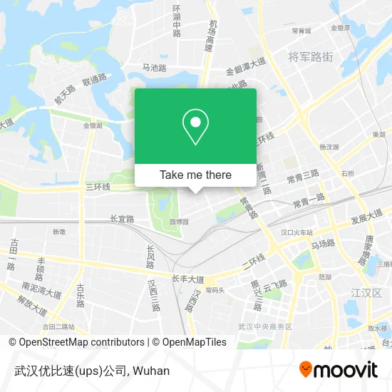 武汉优比速(ups)公司 map