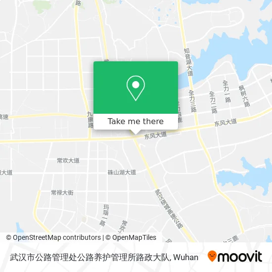 武汉市公路管理处公路养护管理所路政大队 map