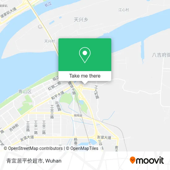 青宜居平价超市 map