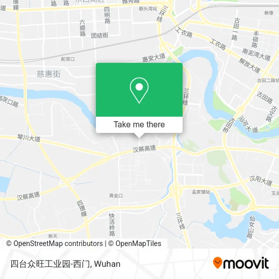 四台众旺工业园-西门 map