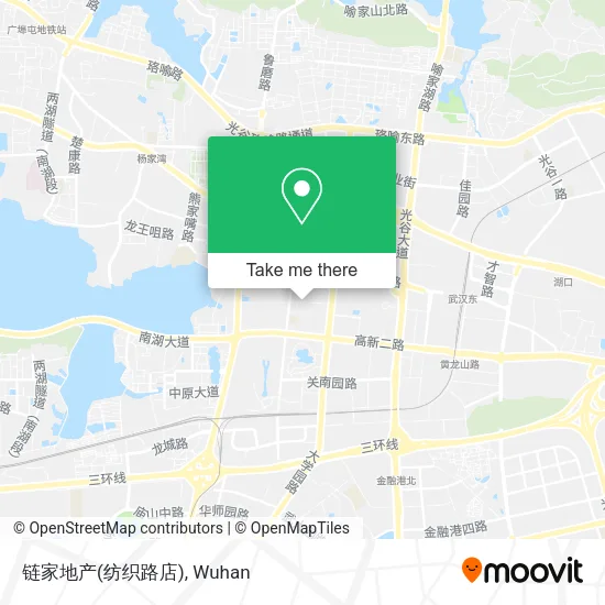 链家地产(纺织路店) map
