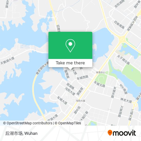 后湖市场 map