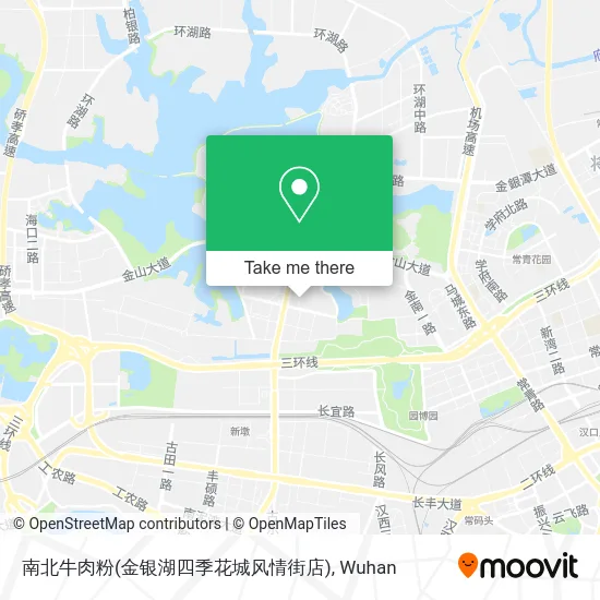 南北牛肉粉(金银湖四季花城风情街店) map