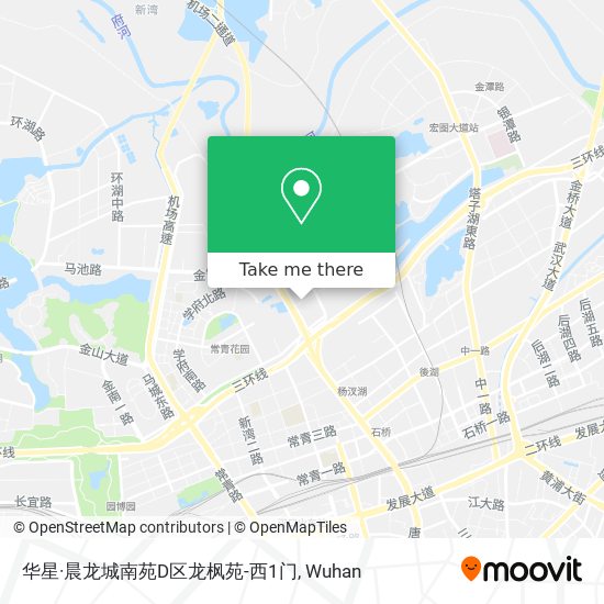 华星·晨龙城南苑D区龙枫苑-西1门 map