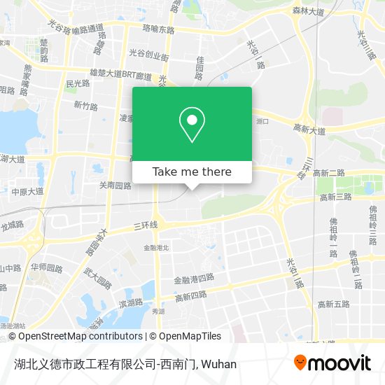 湖北义德市政工程有限公司-西南门 map