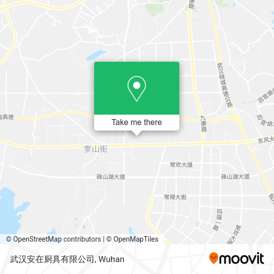 武汉安在厨具有限公司 map