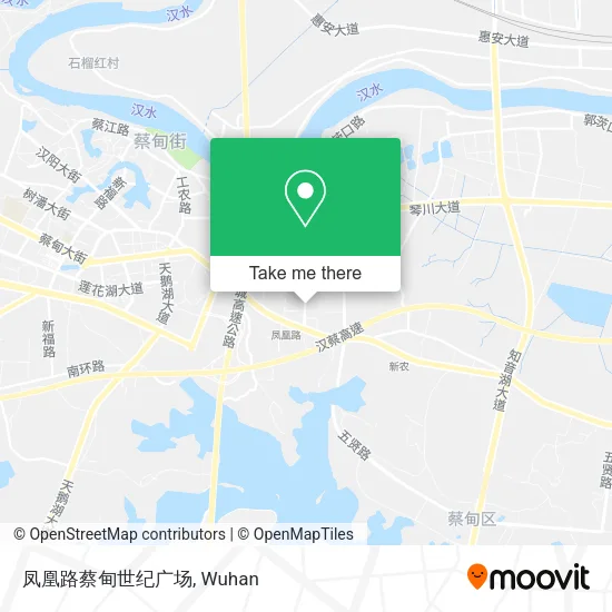 凤凰路蔡甸世纪广场 map