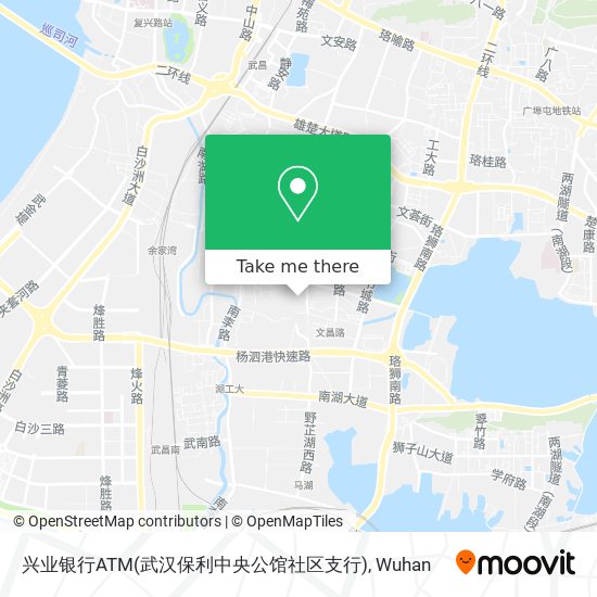 兴业银行ATM(武汉保利中央公馆社区支行) map