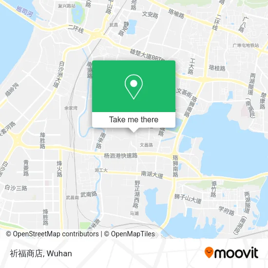 祈福商店 map
