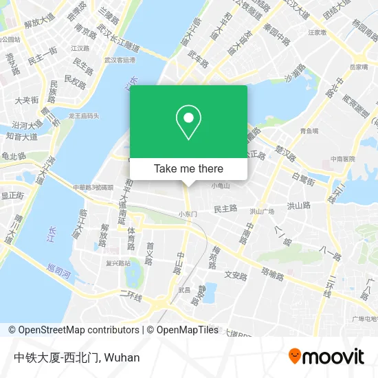 中铁大厦-西北门 map