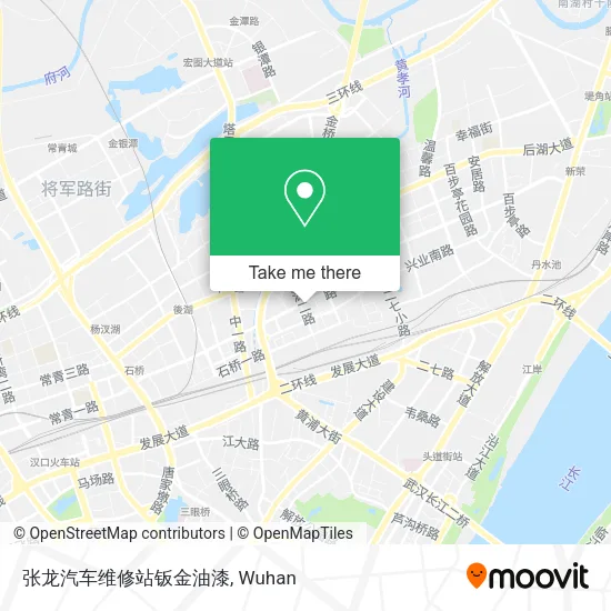 张龙汽车维修站钣金油漆 map