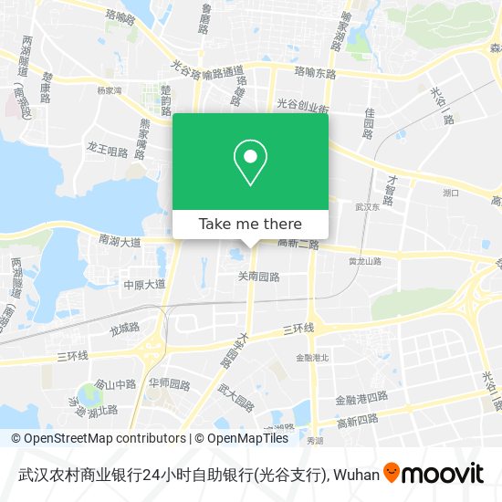 武汉农村商业银行24小时自助银行(光谷支行) map
