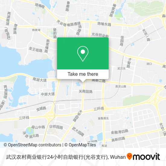 武汉农村商业银行24小时自助银行(光谷支行) map