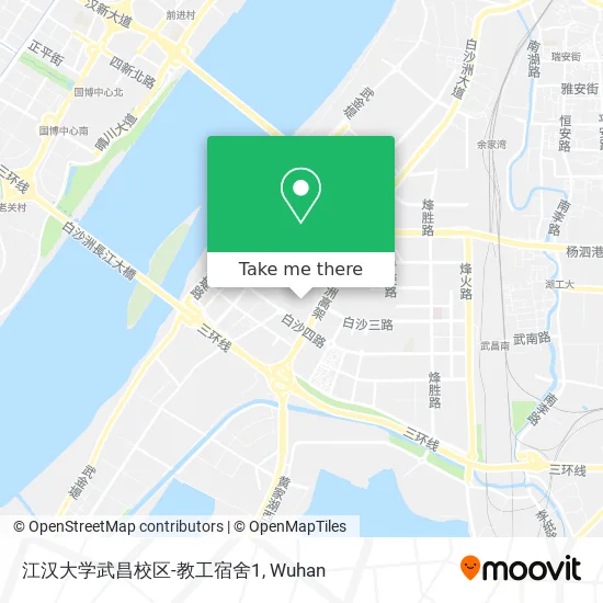 江汉大学武昌校区-教工宿舍1 map