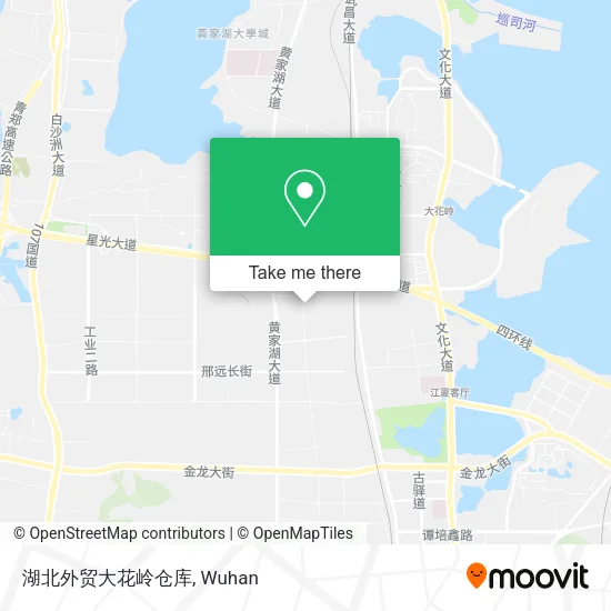 湖北外贸大花岭仓库 map