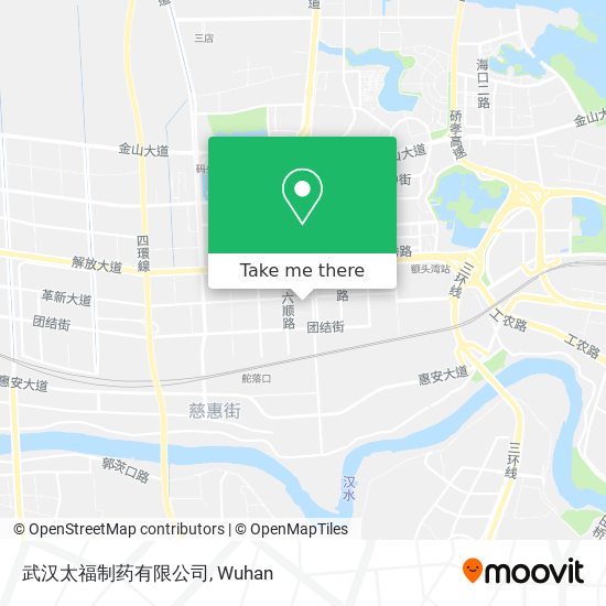 武汉太福制药有限公司 map