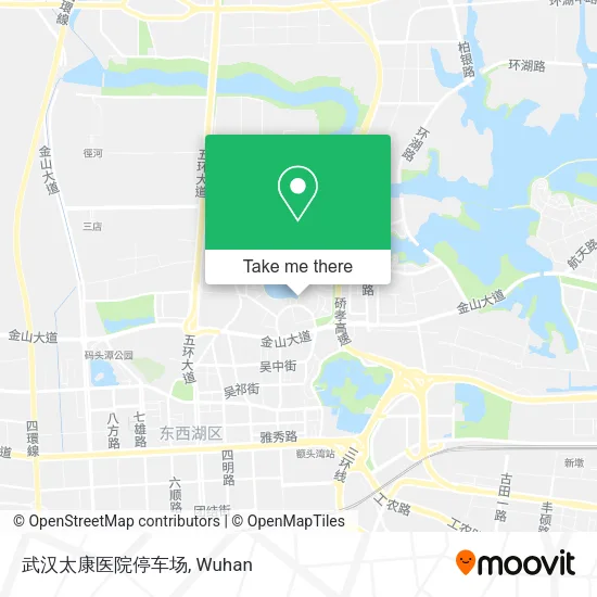 武汉太康医院停车场 map