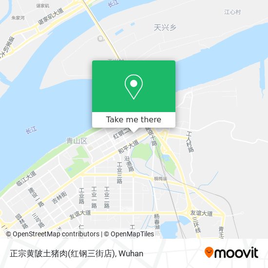 正宗黄陂土猪肉(红钢三街店) map