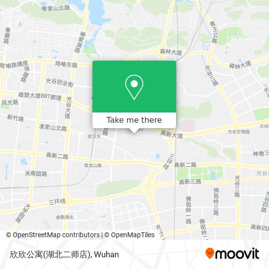 欣欣公寓(湖北二师店) map