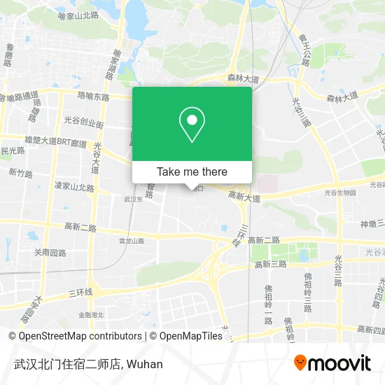 武汉北门住宿二师店 map