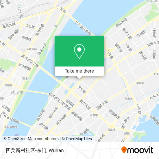 四美新村社区-东门 map