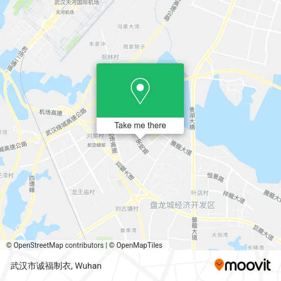 武汉市诚福制衣 map