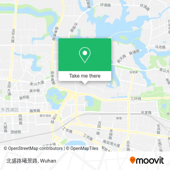北盛路曦景路 map