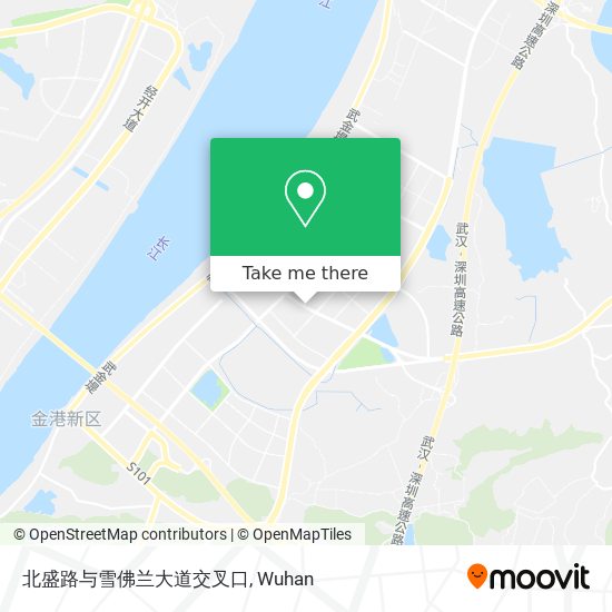 北盛路与雪佛兰大道交叉口 map