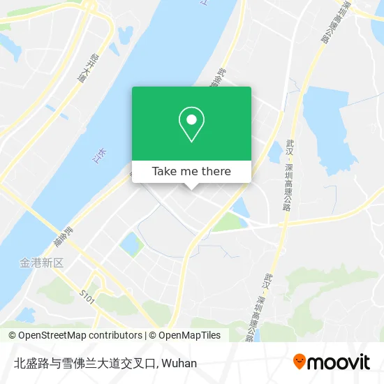 北盛路与雪佛兰大道交叉口 map