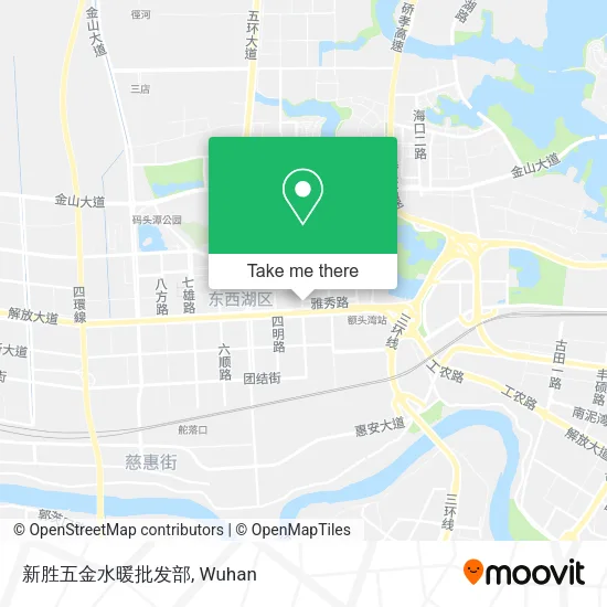 新胜五金水暖批发部 map